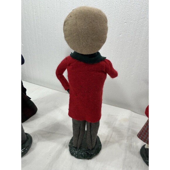 Vintage Lot of 6 Byers’ Choice Carolers Handcrafted Christmas 1985–2004 - Picture 13 of 16